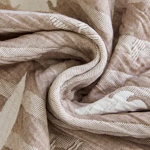 3-layer gauze sofa cover blanket, breathable skin-friendly multi-functional air blanket fabric.