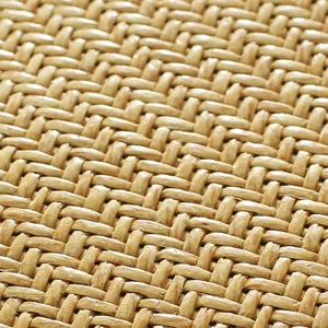 Cuscino sedia in rattan di seta di ghiaccio estivo trama tessuta traspirante primo piano
