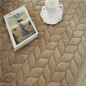 Alfombra moderna y minimalista de terciopelo de cristal para ventanal cojín de tatami de felpa
