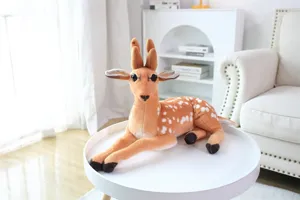 Schattig pluche hert knuffel zachte simulatie ree pop leuke verjaardagscadeau voor kinderen