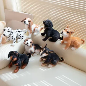Simulation Cute Shiba Inu Puppy Plush Toy Stuffed Animal Soft Dog Doll Sofa Bay Window Ornament Home Decor Kids Gift
