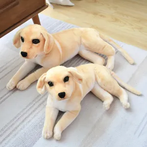 Χαριτωμένο λούτρινο σκυλί golden retriever labrador μαξιλάρι ύπνου κύρια εικόνα προϊόντος