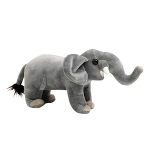 Süßer Simulations-Elefant Plüschtier, weiches Kuscheltier Puppe für Kinder Geburtstagsgeschenk.