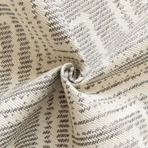 Japanese cotton-linen style sofa cushion cover fabric texture close-up main image