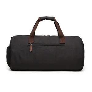 Waterproof Travel Duffel Bag Large Capacity Luggage Bag With Shoe Compartment Casual Handheld Shoulder Bag For Unisex