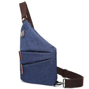 Borsa Da Petto Impermeabile Per Uomo Vintage Casual Antifurto Sling Bag Borsa A Tracolla Multifunzionale Viaggio Quotidiano Moda