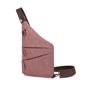 Borsa a tracolla antifurto minimalista da uomo impermeabile borsa casual quotidiana nuova