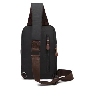 Wasserdichte Brusttasche Herren Schultertasche lässiger Rucksack für Reise Schule Alltag
