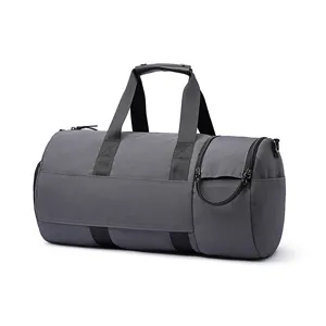 Waterproof Polyester Travel Duffle Bag Large Capacity Gym Bag Portable Sport Luggage With Wet Dry Separation