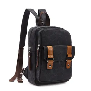 Women Casual Canvas Backpack Vintage Large Capacity Travel Bag Multi-Function Dual-Use Shoulder School Bag