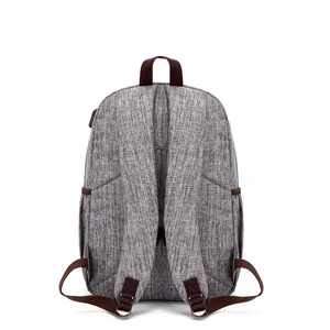 Zaino impermeabile uomo borsa per laptop casual elegante zainetto scolastico con USB