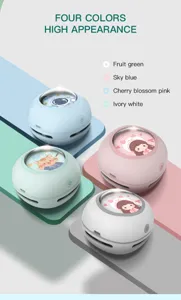 Portable mini desktop vacuum cleaner, USB rechargeable cute handheld cleaner for students.