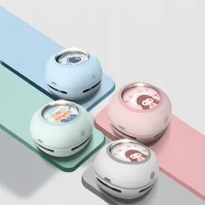 Portable mini desktop vacuum cleaner handheld cordless sweeper for student home and office