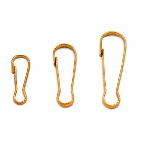 Stainless steel gourd shaped metal clasps jewelry DIY hardware accessories size specs chart