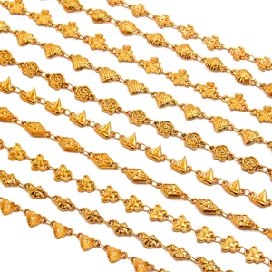 50cm Goud Roestvrij Staal Bedel Ketting DIY Halsketting Sieraden Maken Accessoires