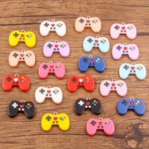 Ciondoli in Resina per Controller di Gioco Fai-da-te per Creazione Gioielli Mini Ciondoli Gamepad Multicolore per Collane Bracciali Borse