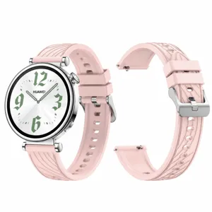 Silicone Watch Band Leaf Vein Pattern Replacement Strap Compatible With Smart Watch Fashion Casual Wristband Accessories