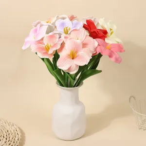 Künstlicher Tulpenstrauß PU Kunstblumen Simulation Hochzeit Wohnzimmer Deko Heimdekoration