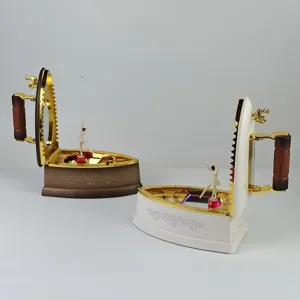 Boîte à Musique Bijoux Forme Fer à Repasser Danseuse Tournante Cadeau Variante