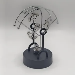 Péndulo caótico de metal juguete de escritorio arte cinético, decoración científica creativa.