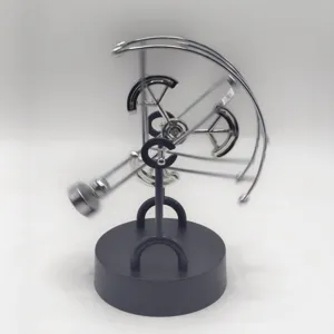 Péndulo de caos de metal juguete de arte cinético escritorio decoración educativa