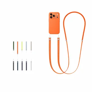 Universal Magnetic Woven Nylon Crossbody Phone Lanyard Adjustable Shoulder Strap Multi Color Mobile Phone Accessories