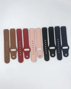 Correa de repuesto de cuero genuino compatible con smartbands Huawei y Honor en multiples colores.