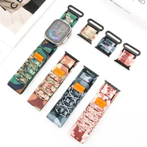 Bracelet Boucle Alpine en Nylon pour Apple Watch Ultra 2 49mm 45mm 44mm 42mm Tressé