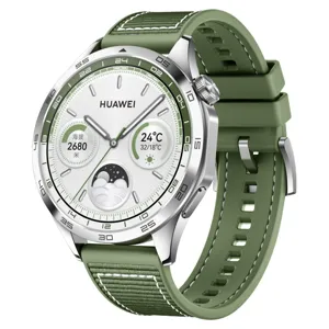 Cinturino di ricambio in nylon e silicone 22mm compatibile con Huawei GT4 GT5 verde