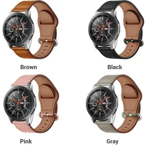 Klassisches Echtleder Uhrenarmband 20mm 22mm Ersatzarmband fur Samsung Galaxy Watch.