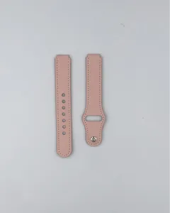 Correa de reloj de cuero rosa de repuesto, pulsera duradera para pulsera inteligente.