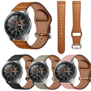 Echtes Leder Uhrenarmband Ersatzarmband Kompatibel Mit Smartwatch Lässiges Handgelenkband Metallschnalle Uhrenzubehör