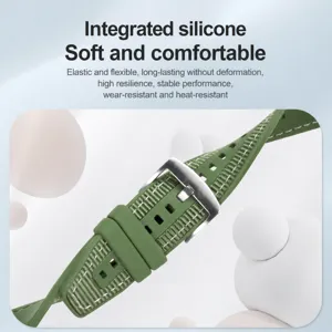 Cinturino per Orologio in Silicone Intrecciato Composito in Nylon Cinturino di Ricambio a Sgancio Rapido per Accessori per Braccialetti Sportivi Smartwatch