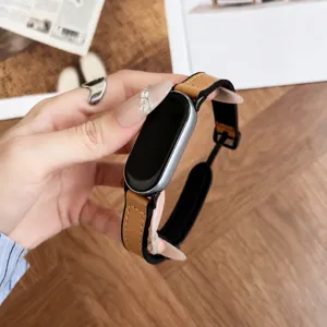 Replacement watch strap compatible with Xiaomi Band 8 9 silicone Napa magnetic clasp new