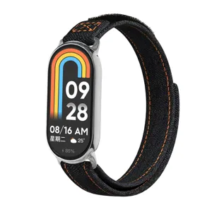 Ersatz Jeans Klettverschluss Armband für Xiaomi Band 8 9 Sport Smartwatch Zubehör Ersatzband.