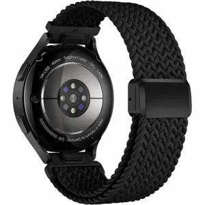 Bracelet de montre magnétique en nylon tressé de rechange pour smartwatch Samsung 40mm.