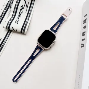 Bracelet de Montre en Silicone Pailleté pour Smartwatch Bracelet de Rechange en Silicone Enduit Accessoires de Montre