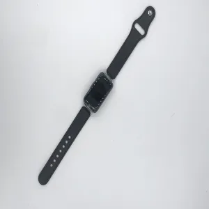 Correa de repuesto de cuero genuino compatible con banda inteligente, diseño negro clásico.