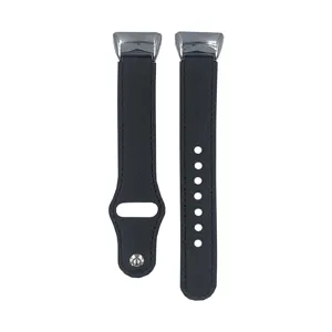Correa de repuesto de cuero genuino compatible con Huawei Honor Band 6 reloj inteligente