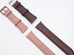 Bracelet de montre en rechange 20mm en cuir compatible avec accessoires de montre intelligente
