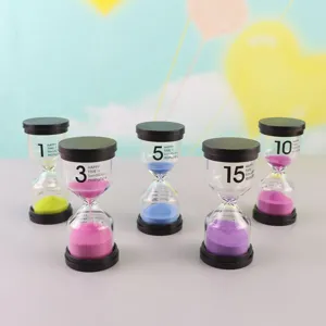 Kreative Glas Sanduhr Timer Sanduhr Bunte Sanduhr Für Kinder Arbeitszimmer Tisch Dekor Zeitmanagement Ornament Geschenk