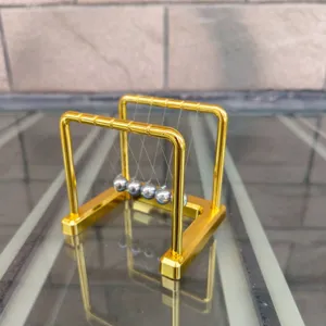 Newton cradle metal balance balls physics science pendulum desk office toy home decor ornament