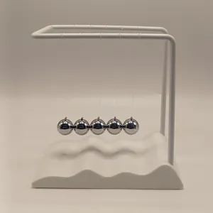 Creative wave base Newton's cradle balance balls physics science desk toy office decor