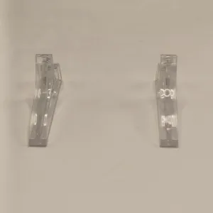 Clear acrylic display stand bracket for photo frames and quicksand paintings tabletop.