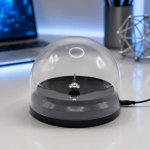 USB Powered Levitating Gyroscope Ornament Desktop Decompression Toy Plastic Fidget Spinner For Office Home