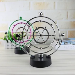 Jouet de bureau mouvement perpétuel globe céleste sculpture d'art cinétique décoration