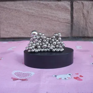 DIY magnetic balls 171pcs metal puzzle toy creative desktop home decor ornament