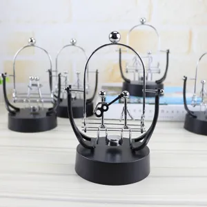 Creative Magnetic Perpetual Motion Desk Toy Balance Metal Figurine Home Office Decor Gift