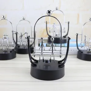 Creative metal perpetual motion balance toy desk decoration kinetic art physics gift.