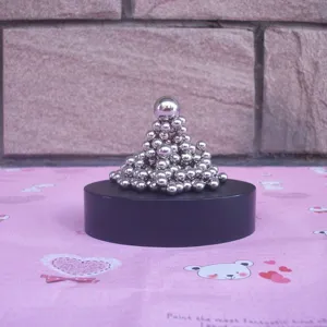 Magnetic balls puzzle toy set metal sphere building blocks creative desktop decor ornament